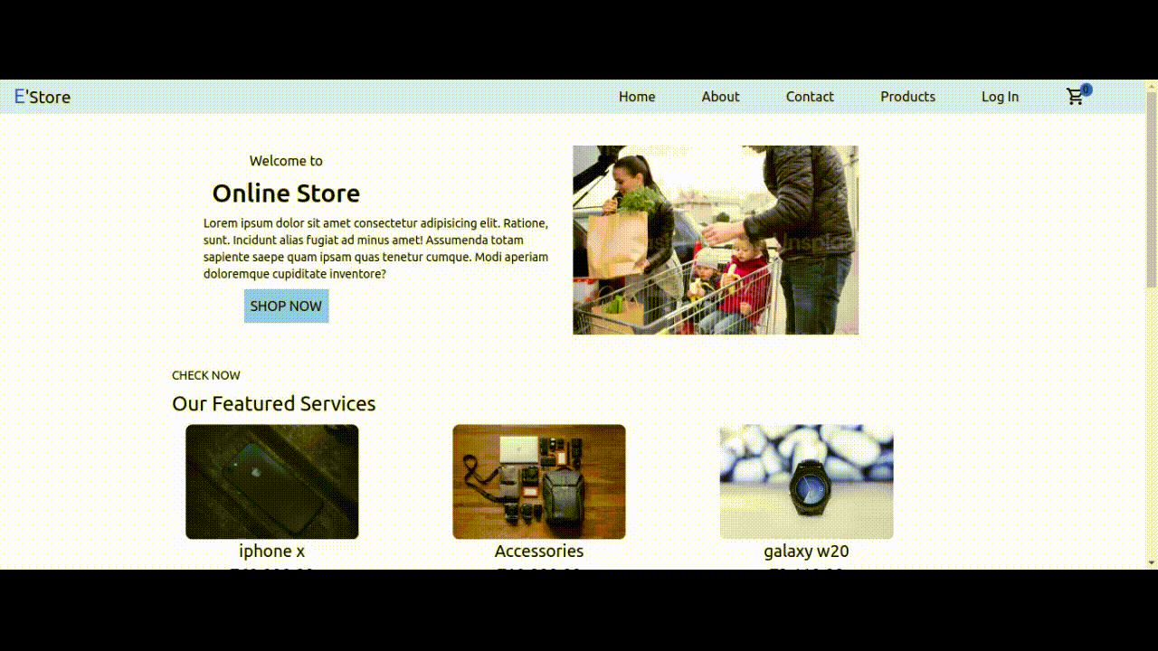 Ecommerce app