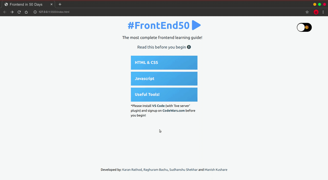 Frontend50